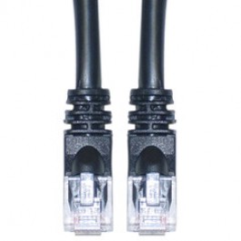 Cat6 PatchCordBoot Black 1F