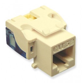 ICC IC1078E5IV RJ45 8-Pin CAT5 Modular Connector Jack Ivory