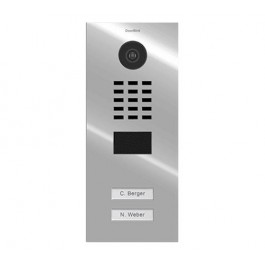 DoorBird IP Video Door Station D2102V, Flush-mounted, - 2 Call Buttons White RAL 9016