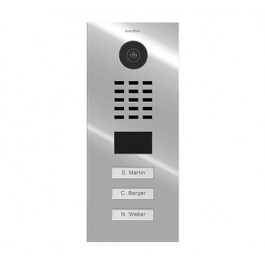 DoorBird IP Video Door Station D2103V, Flush-mounted - 3 Call Buttons 50 RAL Colors