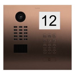 DoorBird Intercom Video Door Station D2101IKH Flush Mounted Bronze(V4A) Brushed with Keypad