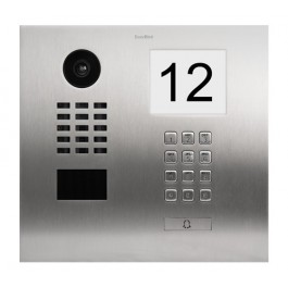 DoorBird Intercom Video Door Station D2101IKH Flush Mounted Stainless Steel(V2A) IP65 Brushed with Keypad