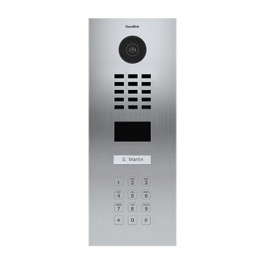 DoorBird Intercom Video Door Station D2101KV Flush Mounted Stainless Steel(V4A)Salt-Water Resistant IP65 Brushed with Keypad