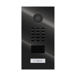 DoorBird IP Video Door Station D2101V, Flush-mounted, TITANIUM (V4A) HIGH GLOSS