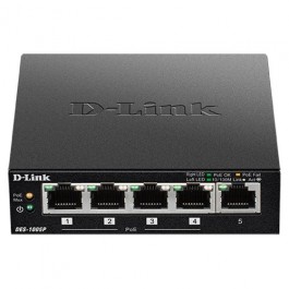 DES-1005P 5-Port Fast Ethernet PoE Unmanaged Desktop Switch