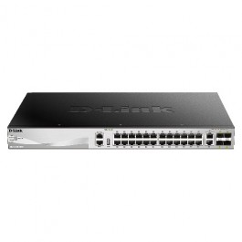 DGS-3130-30S 30-Port Lite Layer 3 Stackable Managed Gigabit Fiber Switch