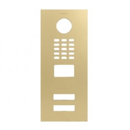 DoorBird Faceplate for D2102V IP Video Door Station Brushed Brass Polished (V4A)