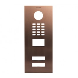 DoorBird Faceplate for D2102V IP Video Door Station Brushed Bronze (V4A)