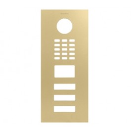 DoorBird Faceplate for D2103V IP Video Door Station Brushed Brass Polished (V4A)