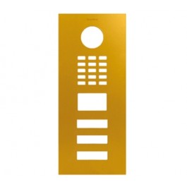 DoorBird Faceplate for D2103V IP Video Door Station Brushed Gold (V4A)