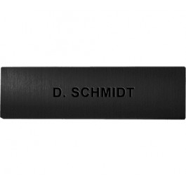 DoorBird Nameplate for D21x One Call Button Video Door Station Stainless Steel - Engraved - Titanium-Finish(V4A)