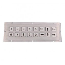 DoorBird Keypad Module with 12x Stainless Steel keys for DoorBird D2101KV Bronze-Finish(V4A)