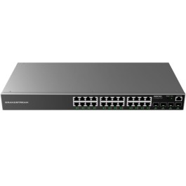 Grandstream Enterprise Layer 2+ Managed  PoE Network Switch, 24 x GigE, 4 x SFP GWN7803P