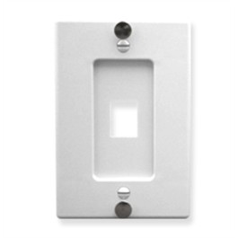 IC107FWPWH ICC Wall Plate 1-Port White