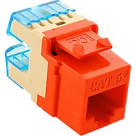 ICC IC1078F5OR MODULE CAT 5E HD, ORANGE