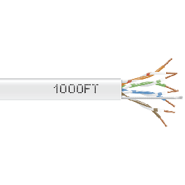 K5E-1KUTP-WH CAT-5e Bulk Cable PVC White