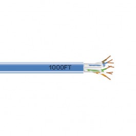 K6-1KUTP-BL CAT-6 Bulk Cable PVC Blue 1000' Box