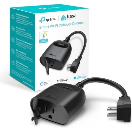 TP-Link Kasa Smart Wi-Fi Outdoor Plug-In Dimmer KP405