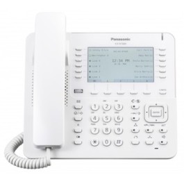 Panasonic KX-NT680 4.3" COLOR 6-LINE LCD, 12X4 KEYS, EHS, Bluetooth Built in -  IP PHONE(WHITE) 