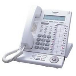 KX-T7630 3-Line LCD Phone WHT