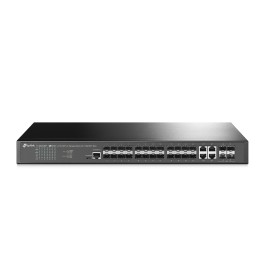 TP-Link JetStream™ 24-Port SFP L2+ Managed Switch with 4 10GE SFP+ Slots TL-SG3428XF