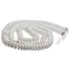 25 Foot White Handset Cord