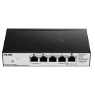 DGS-1100-05PD 5-Port Gigabit PoE Smart Managed Switch and PoE Extender