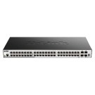 DGS-1510-52XMP Gigabit Stackable Smart Managed Switch with 10G Uplinks