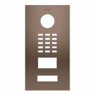 DoorBird Faceplate for D2101V IP Video Door Station Brushed Stainless Steel Bronze(V4A)