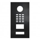 DoorBird Faceplate for D2101V IP Video Door Station Brushed Stainless Steel Titanium (V4A)