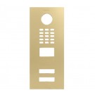 DoorBird Faceplate for D2102V IP Video Door Station Brushed Brass Polished (V4A)