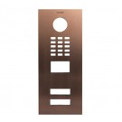 DoorBird Faceplate for D2102V IP Video Door Station Brushed Bronze (V4A)