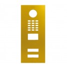DoorBird Faceplate for D2102V IP Video Door Station Brushed Gold (V4A)