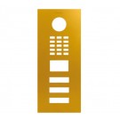 DoorBird Faceplate for D2103V IP Video Door Station Brushed Gold (V4A)