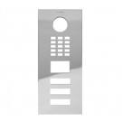 DoorBird Faceplate for D2103V IP Video Door Station Brushed Salt Water Resistant (V4A)