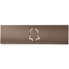 DoorBird Nameplate for D21x One Call Button Video Door Station Bell Bronze-Finish(V4A)