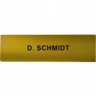 DoorBird Nameplate for D21x One Call Button Video Door Station Stainless Steel - Engraved - Gold-Finish(V4A)