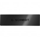 DoorBird Nameplate for D21x One Call Button Video Door Station Stainless Steel - Engraved - Titanium High Gloss(V4A)