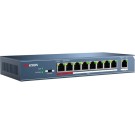 Hikvision DS-3E0109P-E 8-Port 10/100 Mb/s PoE-Compliant Unmanaged Network Switch