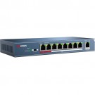 Hikvision DS-3E0109P-E 8-Port 10/100 Mb/s PoE-Compliant Unmanaged Network Switch