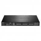 DXS-3400-24SC 24-Port Layer 3 Stackable 10 Gigabit Fiber Managed Switch