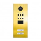 DoorBird IP Video Door Station D2102V, Flush-mounted, - 2 Call Buttons GOLD (V4A)