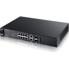 Zyxel GS2210-8HP - 8-Port Gigabit 802.3at POE + 2 Dual Personality (GBE RJ-45/SFP) (10 Total Ports) 180W Power Budget