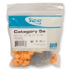 IC107E5COR ICC Cat5e EZ -25Pack Orange