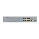 Zyxel GS1300-10HP - 8-Port Gigabit PoE+ L2 Unmanaged Switch (130W) w/RJ45+SFP Uplinks