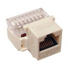 KJ-5881-IV CAT5E H-Jack 8 Pin Ivory