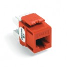 KJ-6881-OR CAT-6 H-Jack 8 Pin Orange