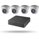 Hikvision T7104Q1TA 4-Channel 1080p DVR with 1TB HDD and 4 1080p Outdoor Turret Cameras Kit