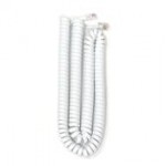 12 Foot White Handset Cord