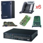 KX-NCP500-NT6SIP NCP500 Bundle SIP 6-NT343-B